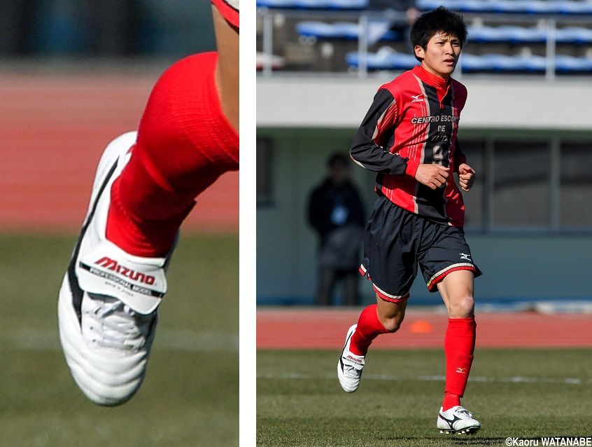 矢板中央 1-0 神村学園 着用スパイク 第96回全国高等学校