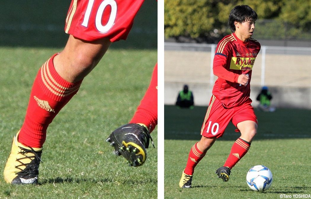 流通経済大柏 vs 大分西 着用スパイク 第96回全国高等学校 流通経済大柏 vs 大分西 着用スパイク 第96回全国高等学校
