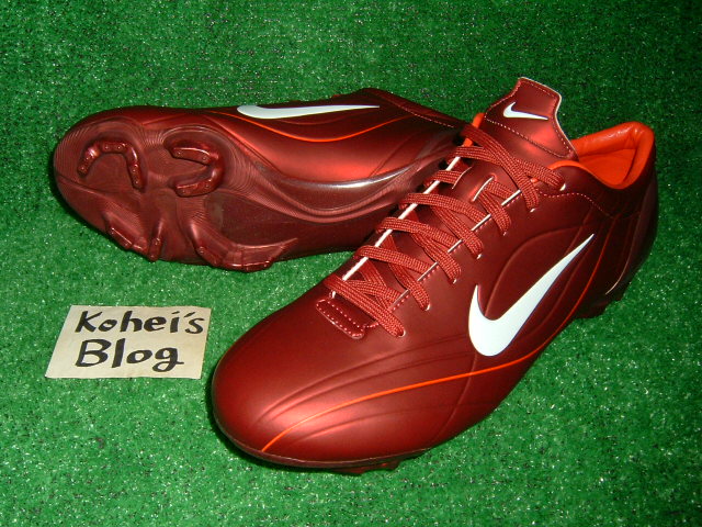 NIKE マーキュリアルヴェイパー 2 HG 赤 : Kohei's BLOG サッカースパイク情報ブログ