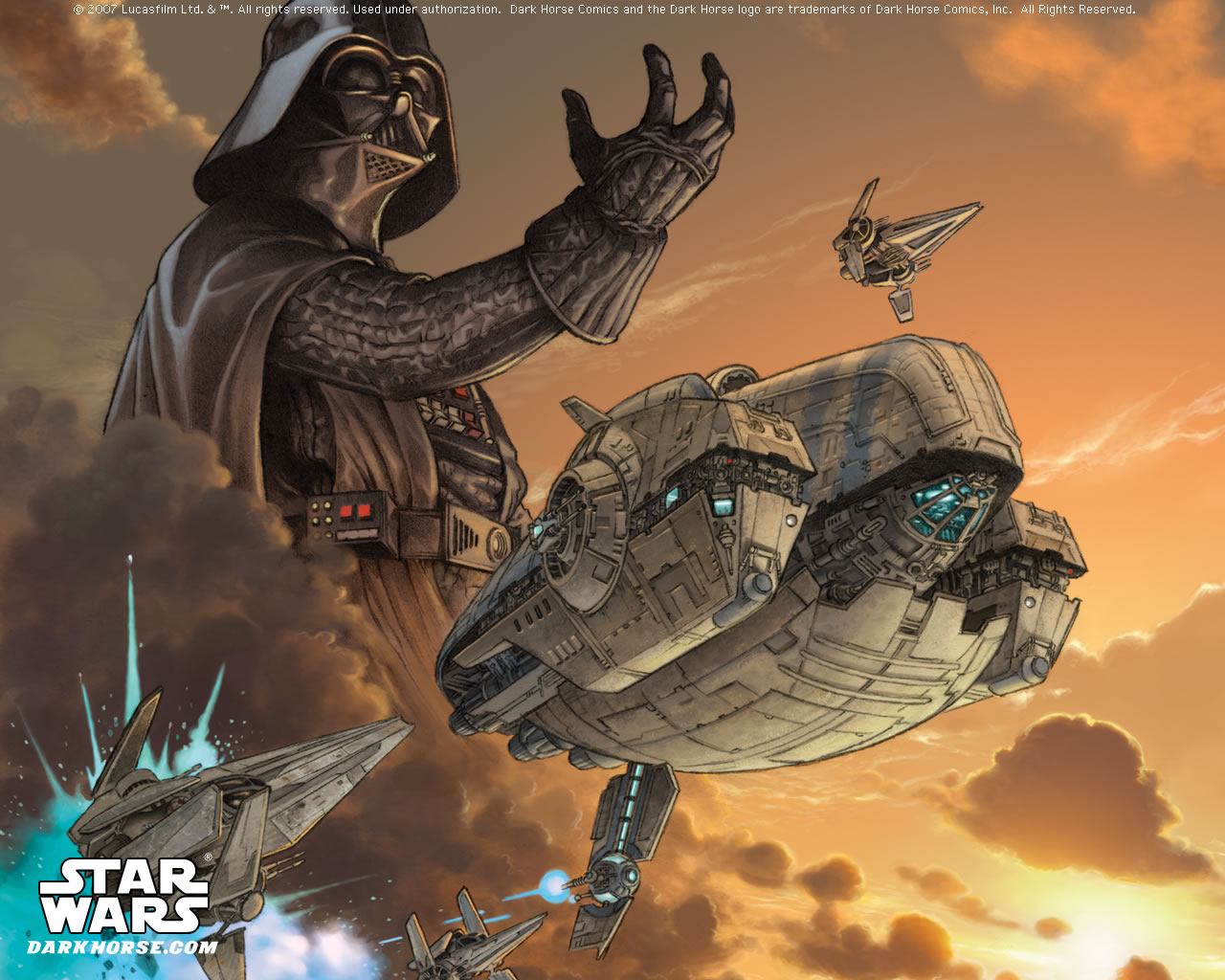 イラストのヴェイダーさん 拾い物37 May The Force Be With You