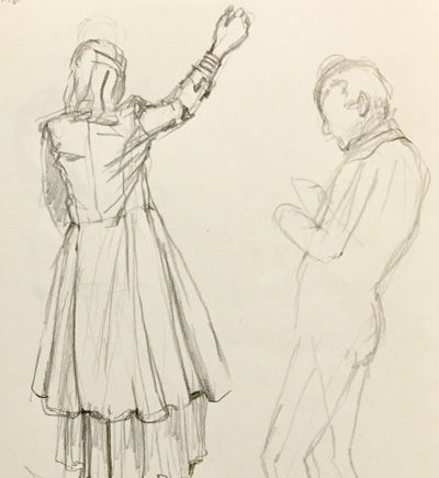 先週の電車クロッキー] 11月5日〜9日 : こいふみのスケッチ