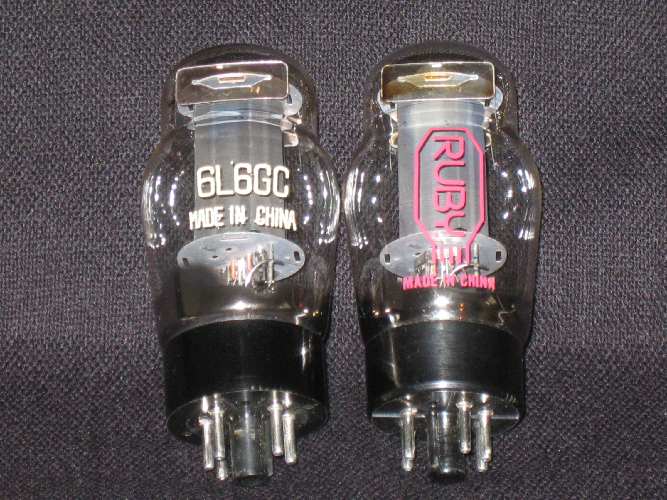 ＊真空管（ST管）6L6GA　４本＊ 真空管（ST管）6L6GA 4本＊