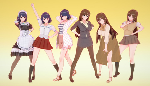 コイカツ キャラ置場 : Koikatsu! (mod有)