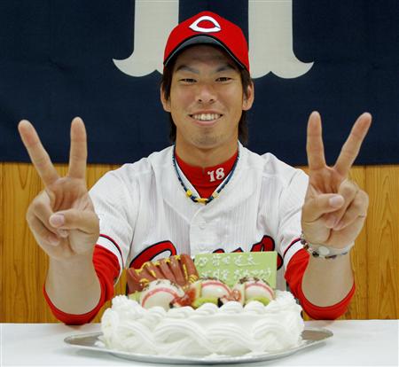 マエケン沢村賞ケーキ