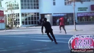 マエケン逃走中GIF