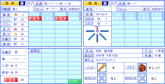 パワプロ20190609_1羽月