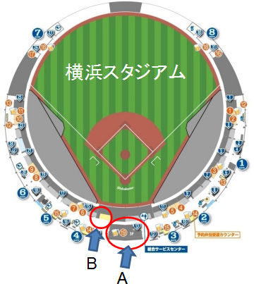 横浜スタジアムにマツダメニュー