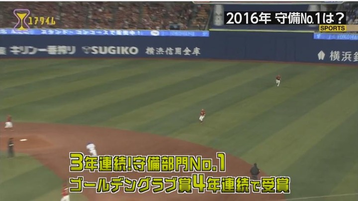プロ野球100分の1位2016守備部門17