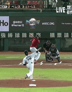 マエケン日本代表変化球1GIF