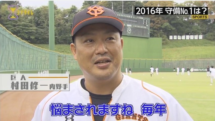 プロ野球100分の1位2016守備部門9