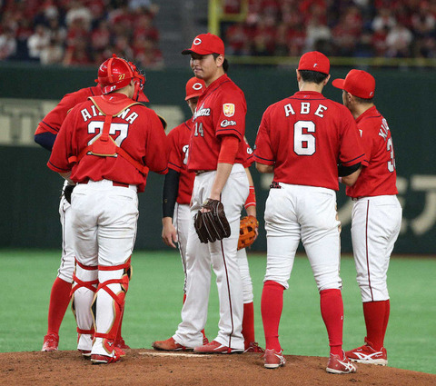 カープ試合結果 巨12 4広 2019 8 29 大瀬良大炎上 3回持たず自己ワーストタイ10失点ko 打線は松山先制打 メヒア1発など4得点 カープ 2連敗 巨人と7 5差 鯉速 広島東洋カープまとめブログ