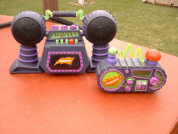 nickelodeon boom box clock radio