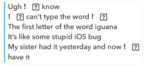 iOS11 文字変換不具合