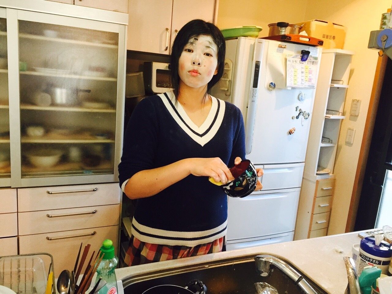 ひな祭りに顔を白く塗る という奇行を出来てしまう女子大生たち こじき的旅行記 ひな祭りに顔を白く塗る という奇行を出来てしまう女子大生たち こじき的旅行記