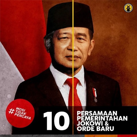 Satire Soeharto-Jokowi