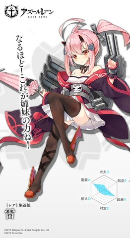 アズールレーン_重桜_雷_いかづち