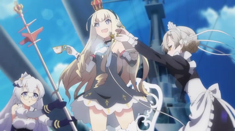 アズールレーン_第2話【激戦】鼓動の波、鋼鉄の翼_ロイヤルネイビー到着