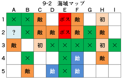 アズールレーン_9-2_海域マップ