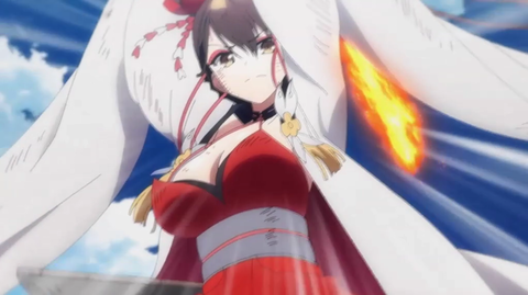 アズールレーン_第2話【激戦】鼓動の波、鋼鉄の翼_瑞鶴の一振り