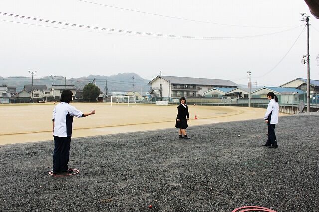 ペタンク講習会 興譲館日記