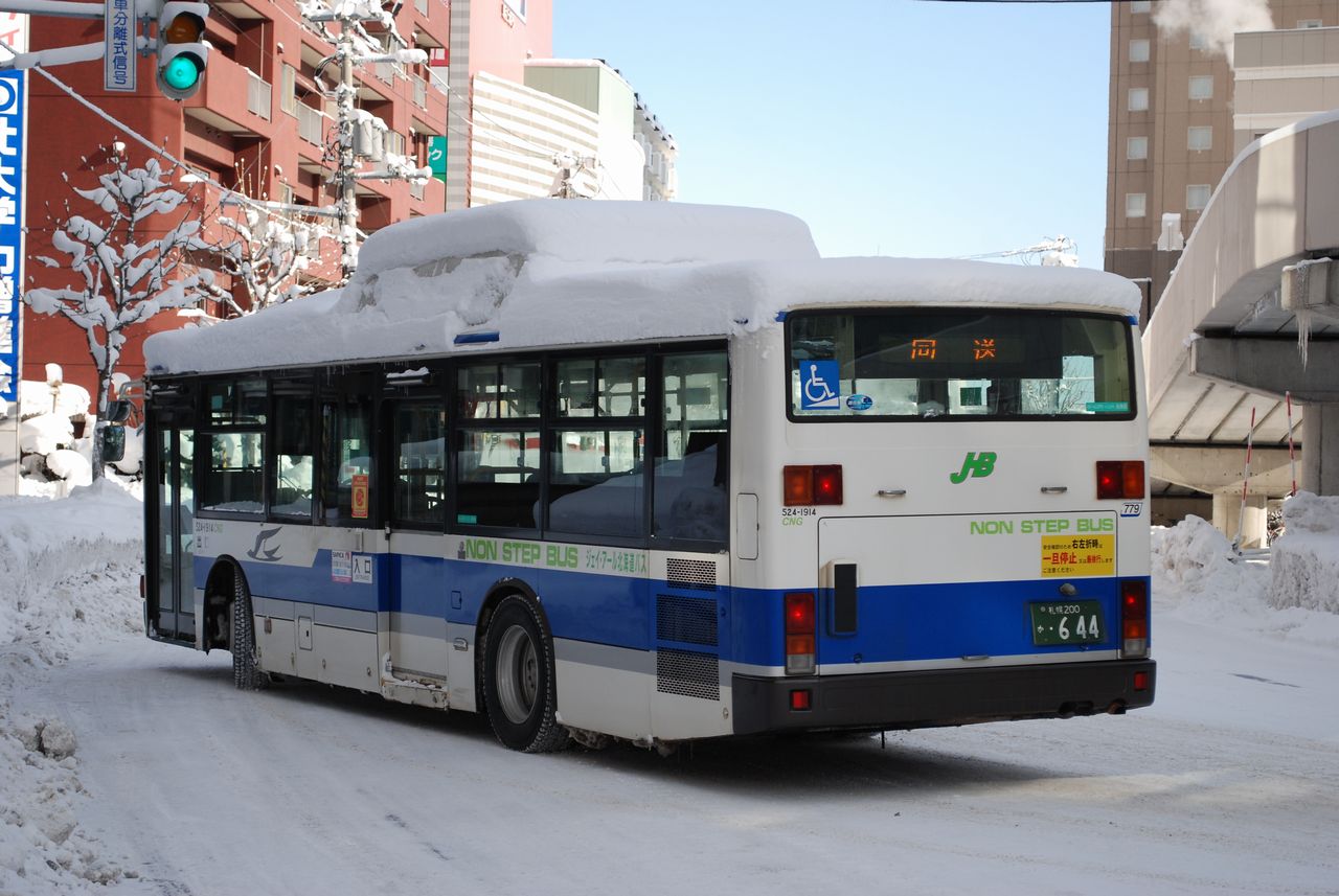 元札市交cng車 524 1914 琴似から厚別へ移籍 苔の趣味小屋