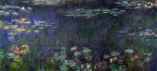 Water Lilies, Green Reflection (left half)1926