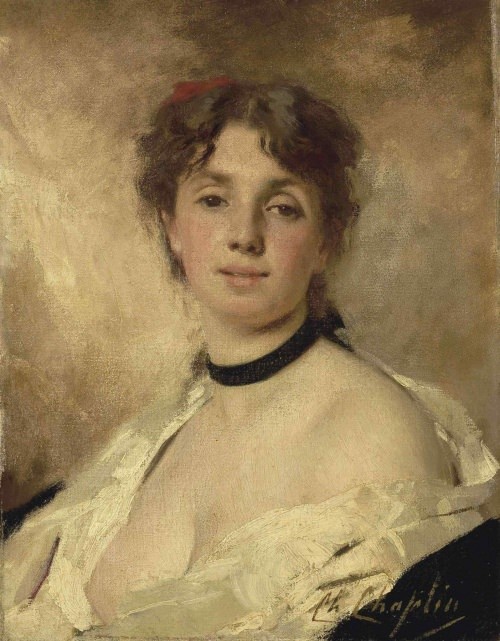 未使用 絵画 シャルル シャプラン 鳥の巣を持つ女 油彩 複製絵 シャルル・ シャプラン 鳥の巣を持つ女 油彩 複製絵 - メルカリ