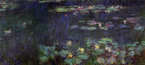 Water Lilies, Green Reflection (right half)1926