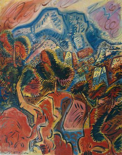 1948The Red Lands and the Montagne Sainte Victoire