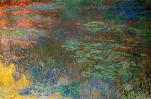 Water Lily Pond, Evening (right panel)1936
