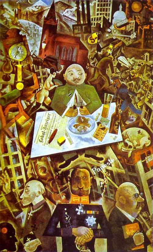 3分でわかるジョージ・グロス 新即物主義とは？ 怒りの風刺画家グロス