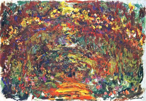 Path under the Rose Trellises, Giverny1922−2