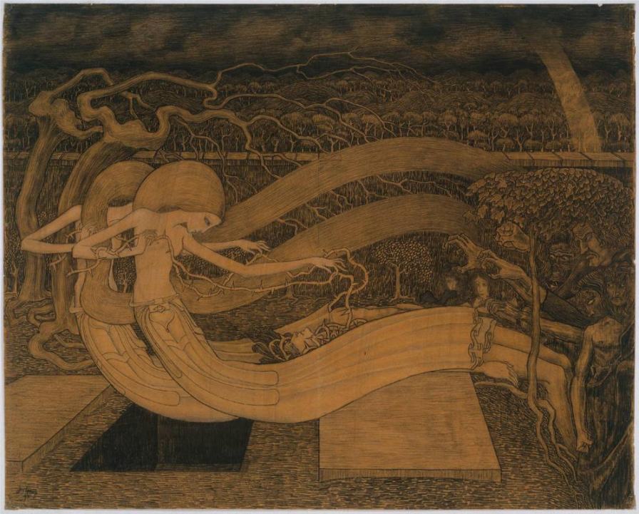 ノラの絵画の時間変幻自在!10の絵筆を持つ画家ヤン・トーロップ100作品コメントトラックバック