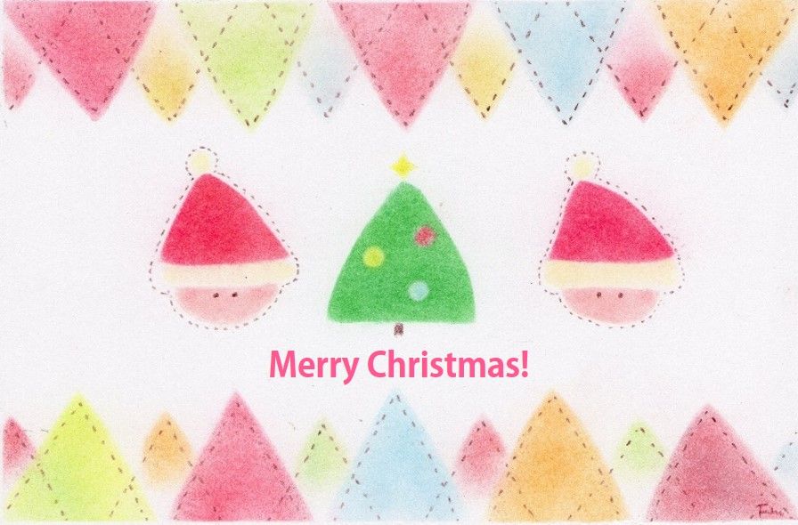 パステルアートで描く クリスマスカード そうだ 絵を描こう パステルアートで描く クリスマスカード そうだ 絵を描こう