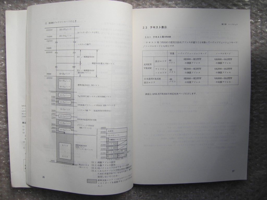 PC-9800シリーズテクニカルデータブック : ここだけ時代が20年ほどずれ