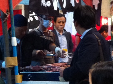 おはら祭り前夜祭黒豚焼き3