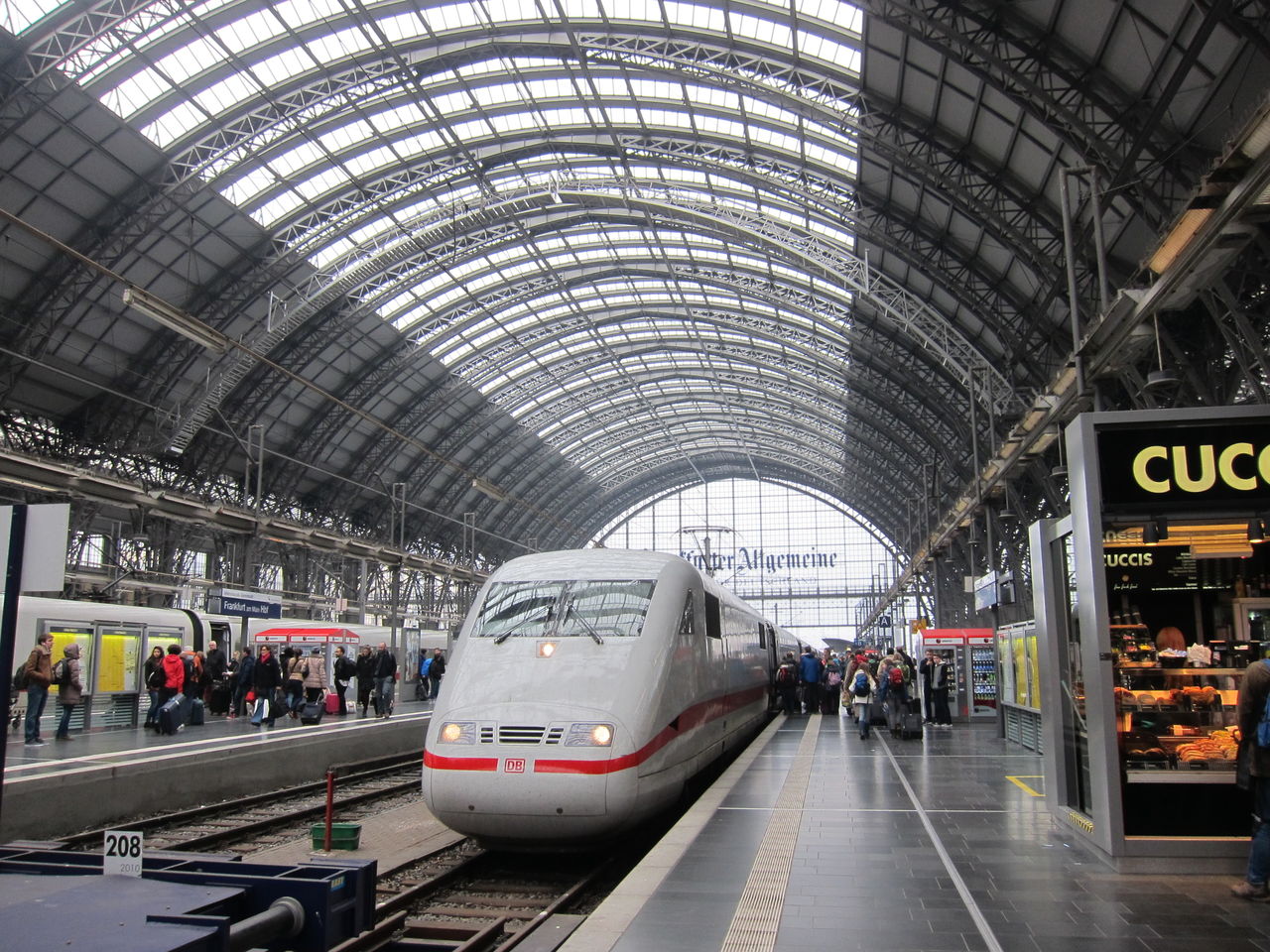 フランクフルト中央駅からヴォルフスブルクへ ドイツ鉄道 国際経営学者の旅ブログ