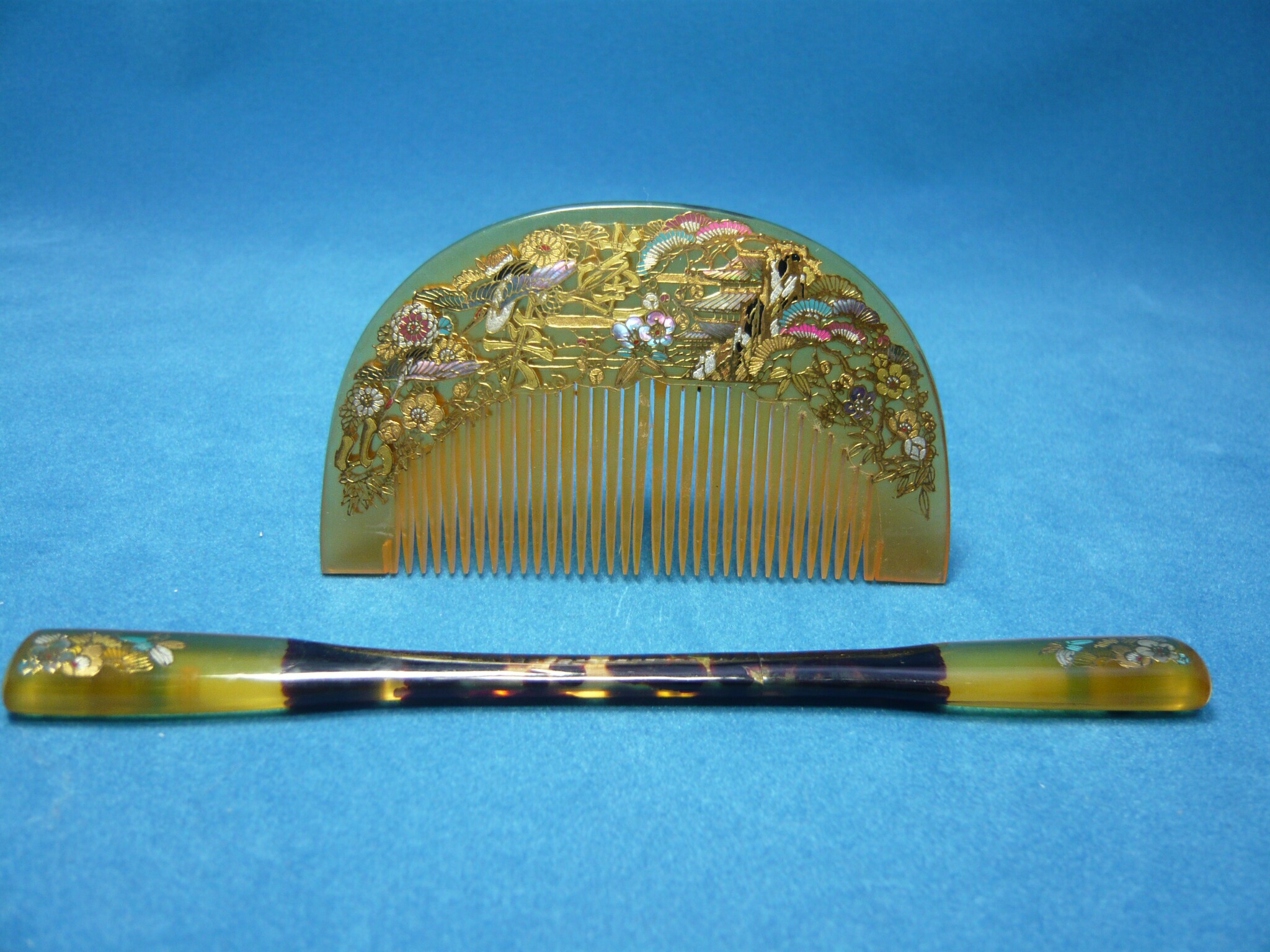 金寿の前櫛かんざし 昭和ビンテージ品