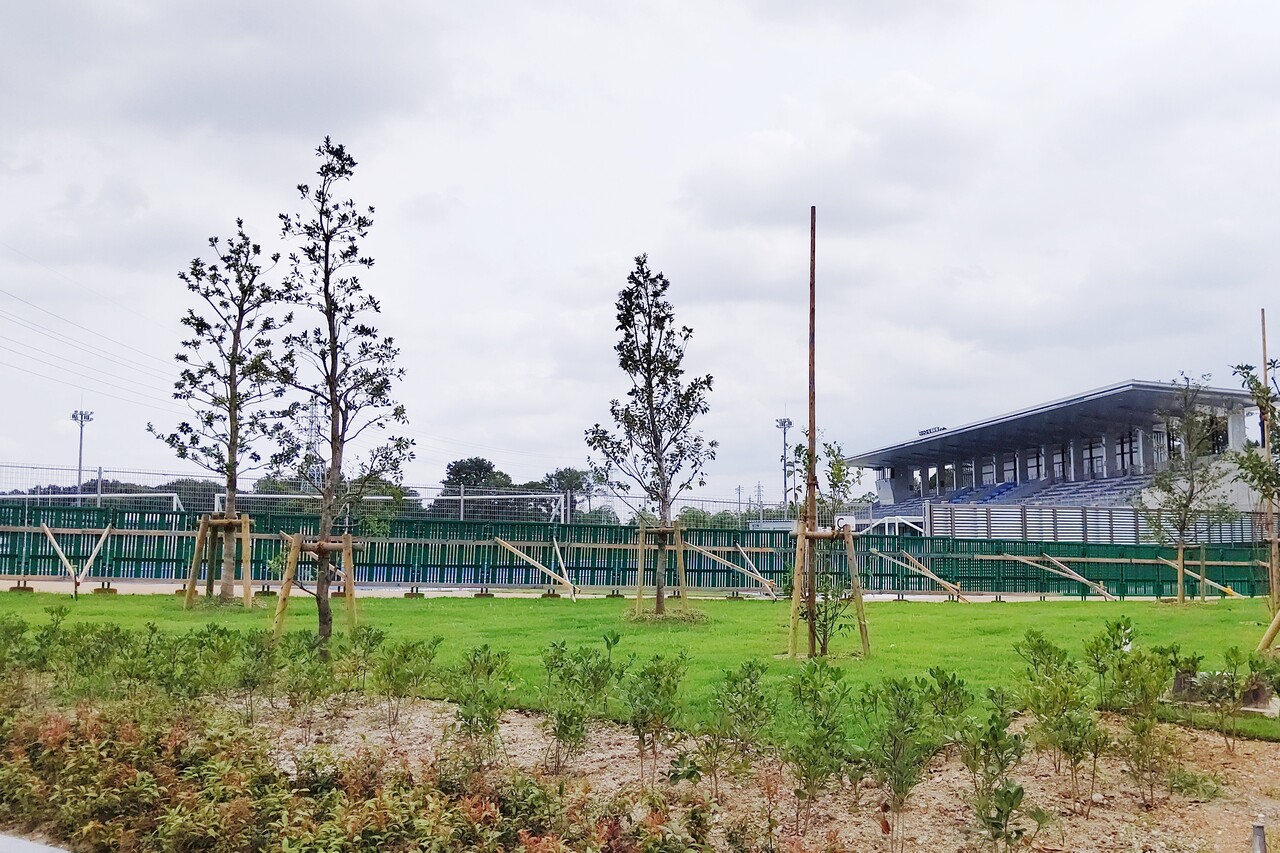 本日7月18日 陸上競技場 スポーレ春日井 がオープン 朝宮公園の敷地内 小牧つーしん