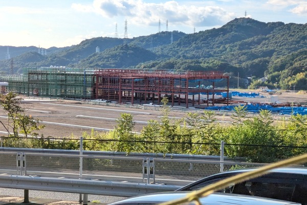 小牧オアシスの工事現場