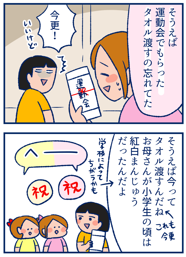 運動会で思い出した 揚げた紅白まんじゅう 双子を授かっちゃいましたヨ Powered By ライブドアブログ