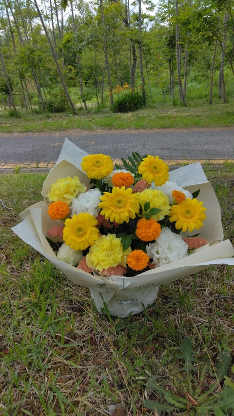 お花をありがとうございます