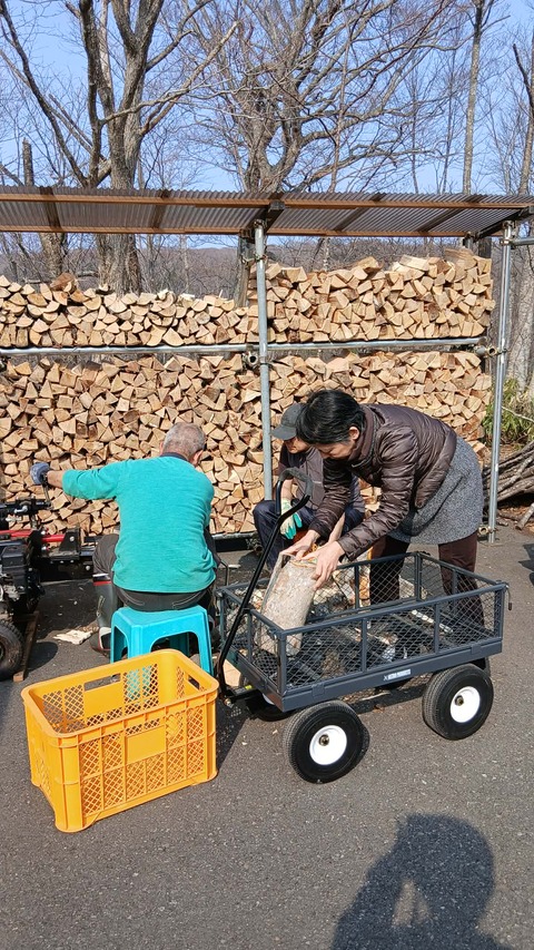 作業のお手伝い、ありがとうございました