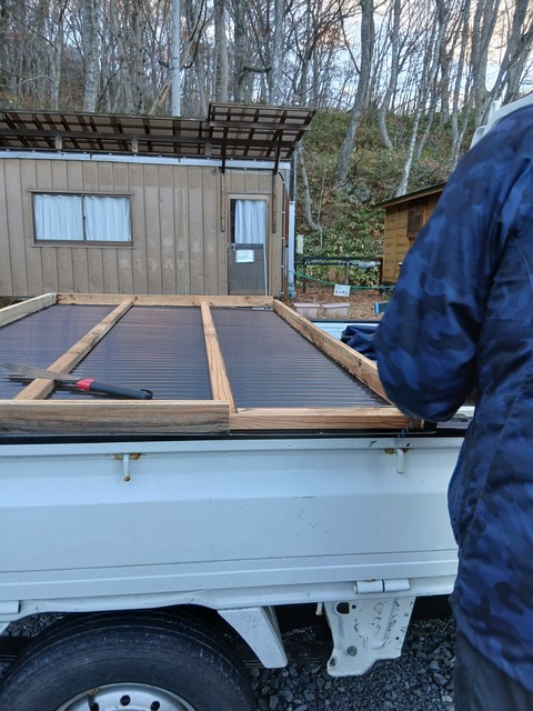 冬期のための作業をしました