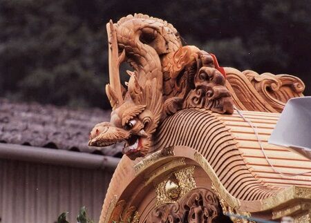 地車（だんじり）の龍の木彫り 地車（だんじり）の龍の木彫り 地車（だんじり）の龍の木彫り 地車（