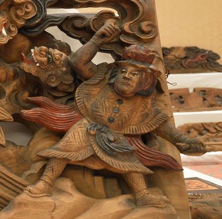 奈良のだんじり彫刻展 ！ : 彫物名鑑 小松堂