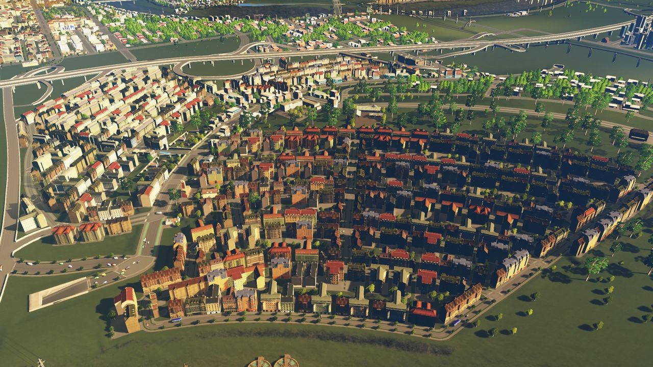 Cities Skylines シティーズスカイライン で遊ぶ その26 今日はゲーム日和