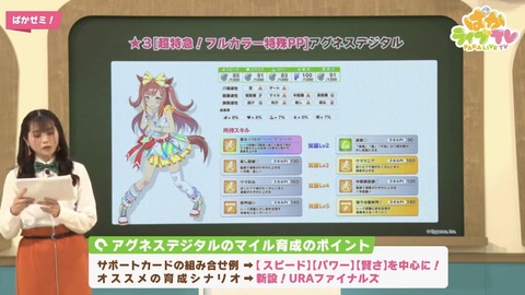 ウマ娘 育成キャラ アグネスデジタル 7