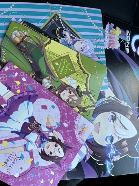ウマ娘 日記用 購入物 ZONEタオル 3