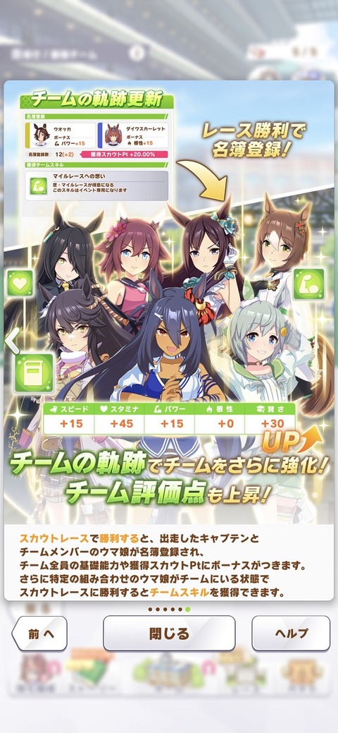 ウマ娘 イベント 目指せ!最強チーム 7